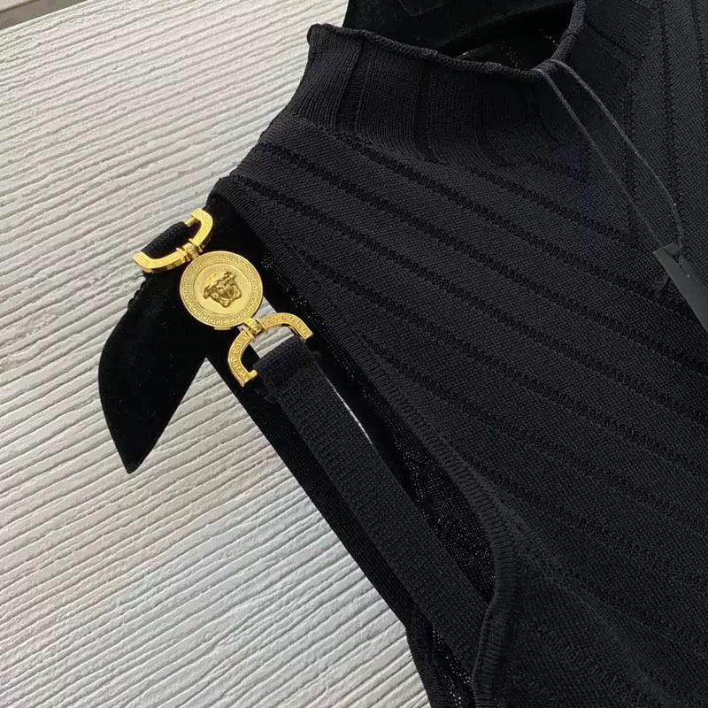 Medusa Knit Midi Dress