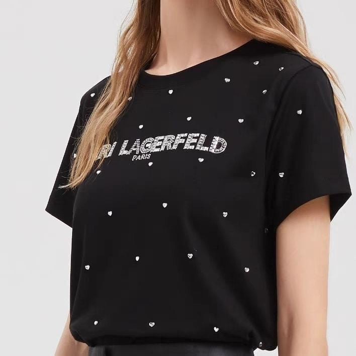 Karl Lagerfeld Rhinestone Tee