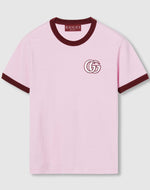 GUCCI EMBROIDERED COTTON JERSEY T-SHIRT