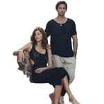 Black Knit Couple Set