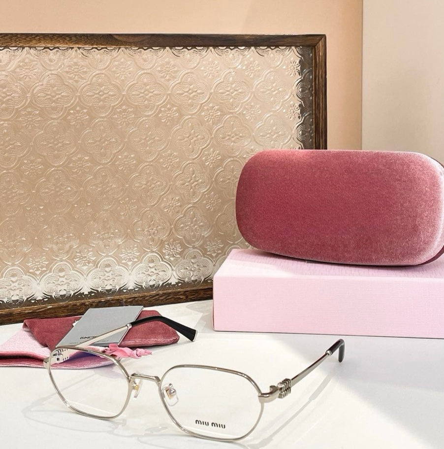 Miu Miu Geometric Frame Sunglasses