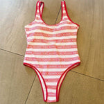 Balmain Striped Swimsuit