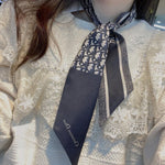 Dior Mitzah Toile De Jouy Silk Scarf