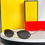 Fendi Crystal Oval Sunglasses