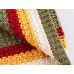 Striped Crochet Mini Dress