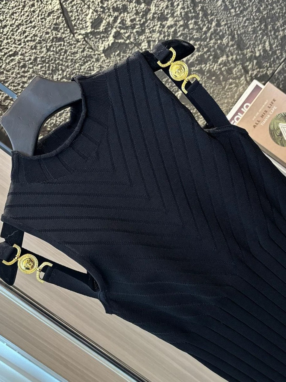 Medusa Knit Midi Dress