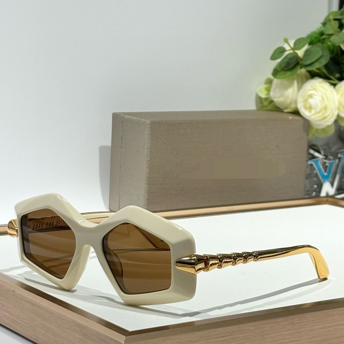 Bvlgari Serpenti Geometric Sunglasses