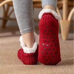 Cozy Fleece-Lined Winter Slipper Socks