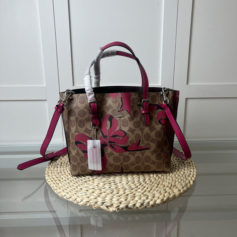 Coach Mollie Tote 25 in Cherry Print