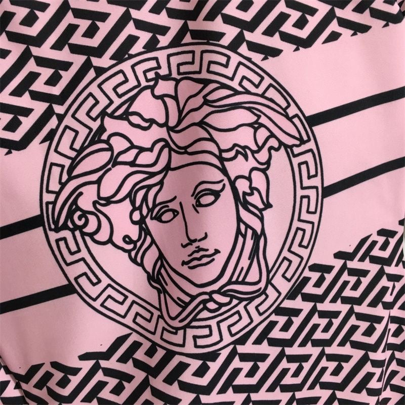 Versace Greca Medusa Long-Sleeve Swimsuit