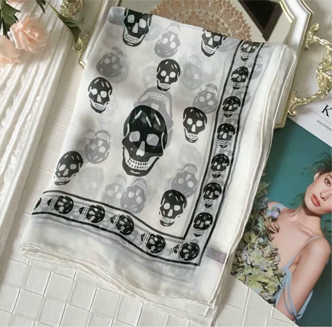 Alexander Mcqueen Silk Scarf