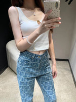 Fendi Wide-Leg Jeans