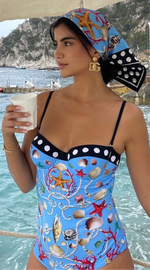 Dolce & Gabbana Shell Print Swimsuit