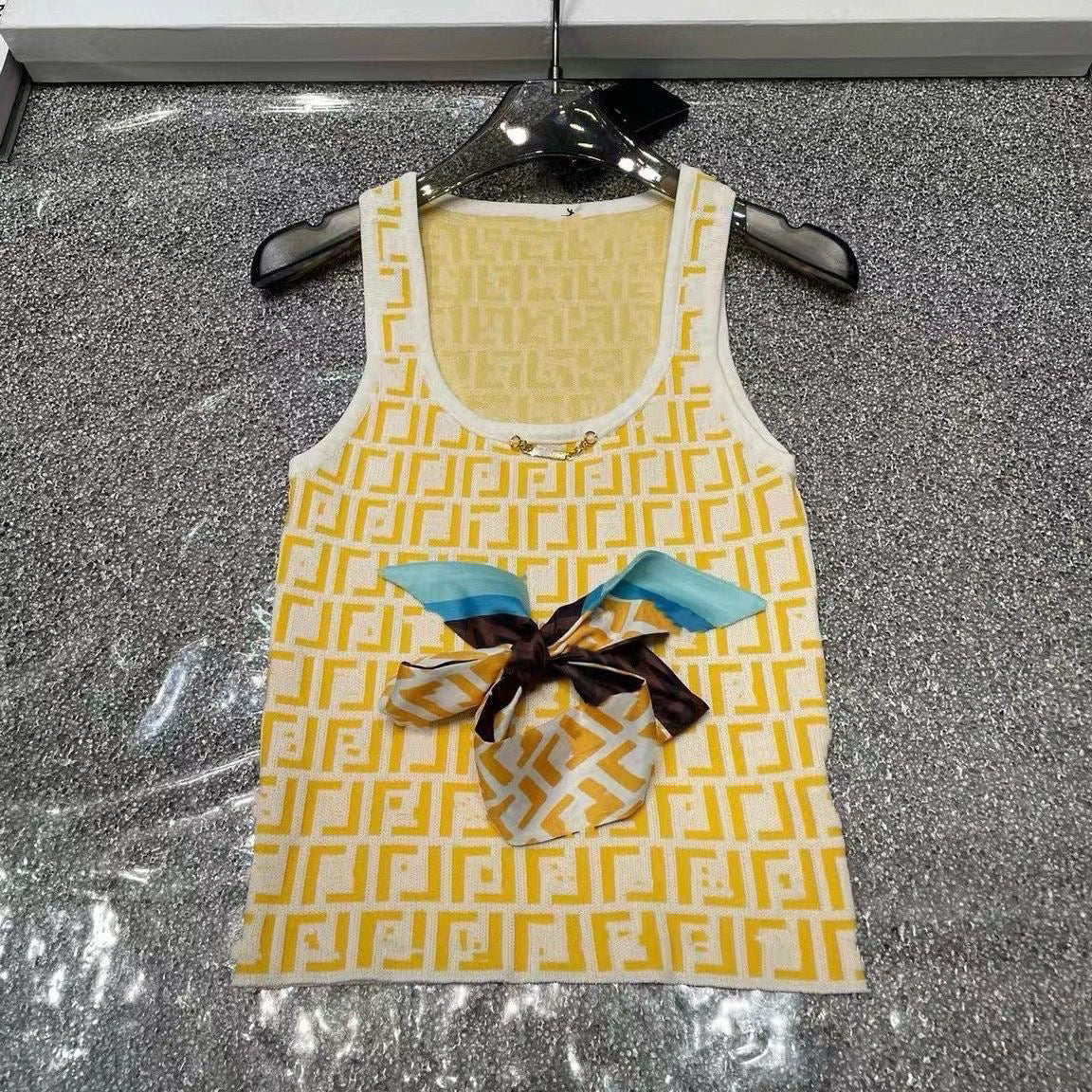 Fendi Knit Tank Top