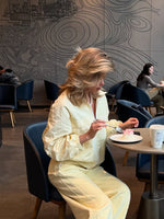 Light Yellow Cropped Jacket