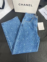 Chanel Wide-Leg Jeans