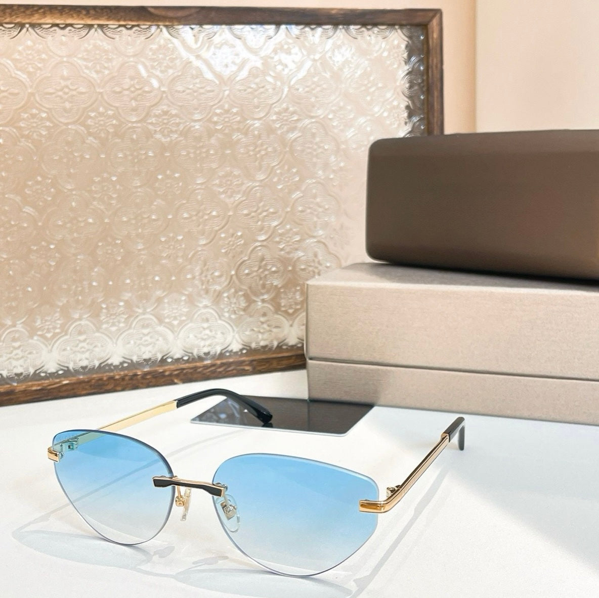 BVLGARI Aviator Sunglasses
