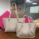 Pinko Carrie Leather Tote Bag