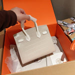 Hermès Birkin Faubourg Snow Matte Alligator