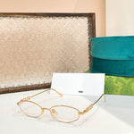 Gucci Embellished Oval Sunglasses