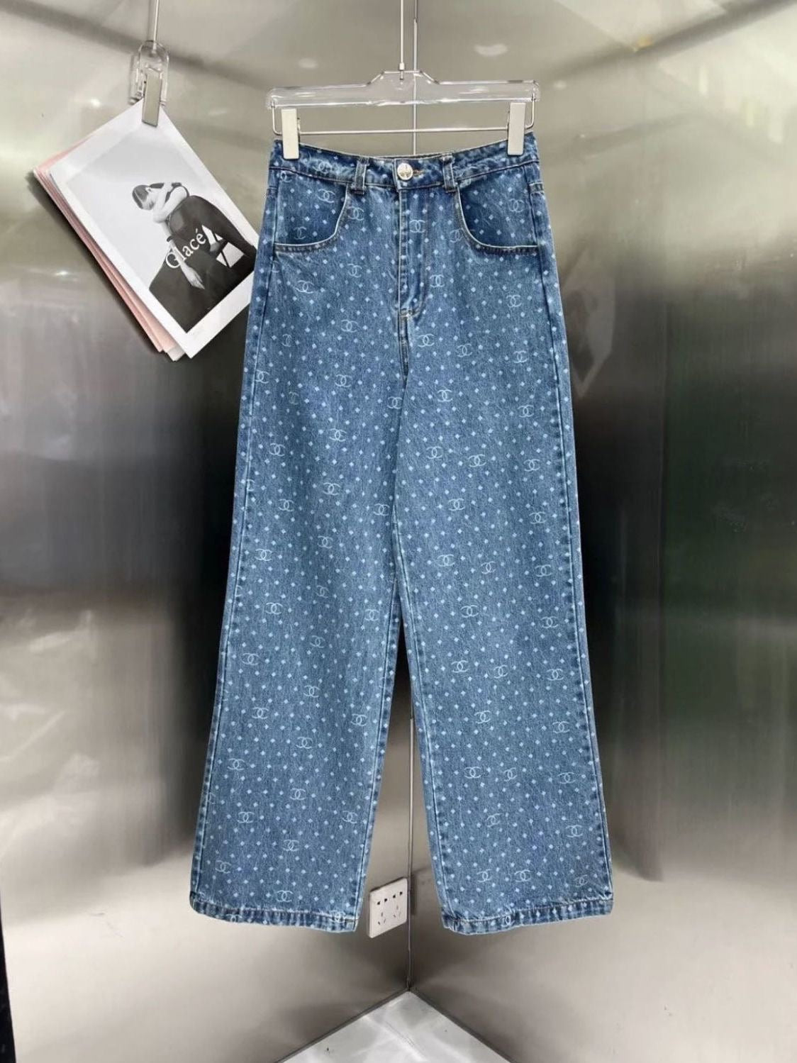 Chanel Wide-Leg Jeans