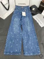 Chanel Wide-Leg Jeans