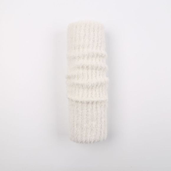 Fuzzy Knit Leg Warmers