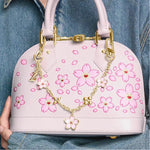 Louis Vuitton Chain with Pink Flowers