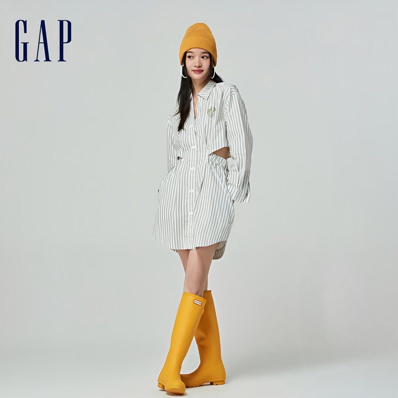 Gap Striped Shirtdress
