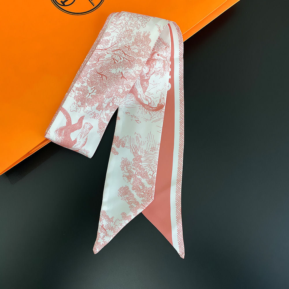 Dior Mitzah Toile De Jouy Silk Scarf