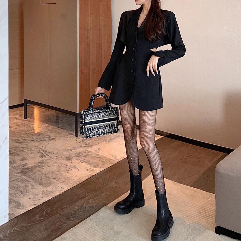 Glitter Fishnet Stockings