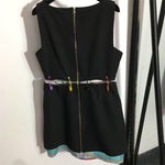 VERSACE Safety Pin Detail Mini Dress