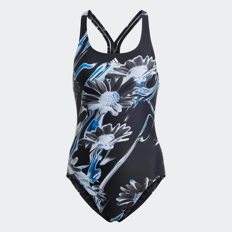 Adidas Floral Print Swimsuit
