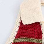 Striped Crochet Mini Dress