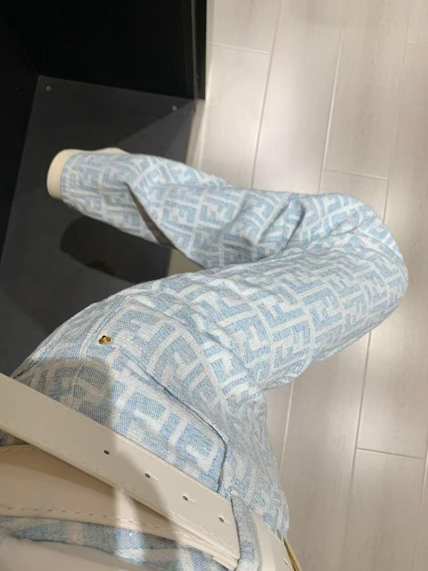 Fendi Light Wash Jeans