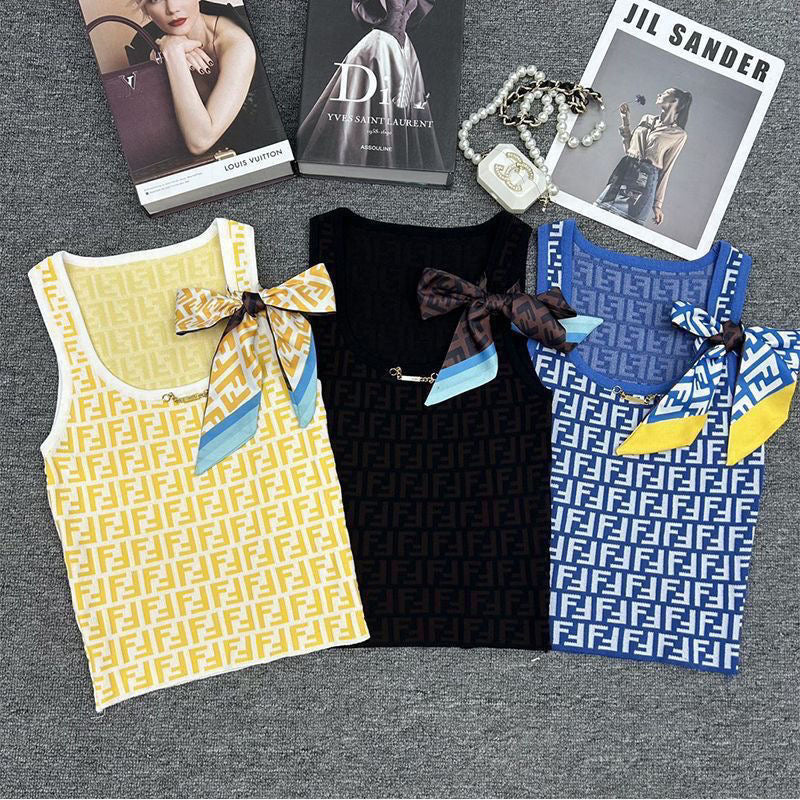 Fendi Knit Tank Top