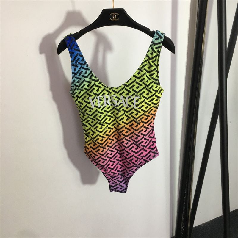 Versace Greca Rainbow Swimsuit