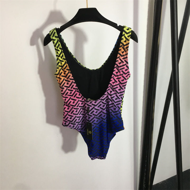 Versace Greca Rainbow Swimsuit