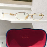Gucci Embellished Oval Sunglasses