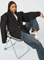 Edgy Distressed Wide-Leg Jeans