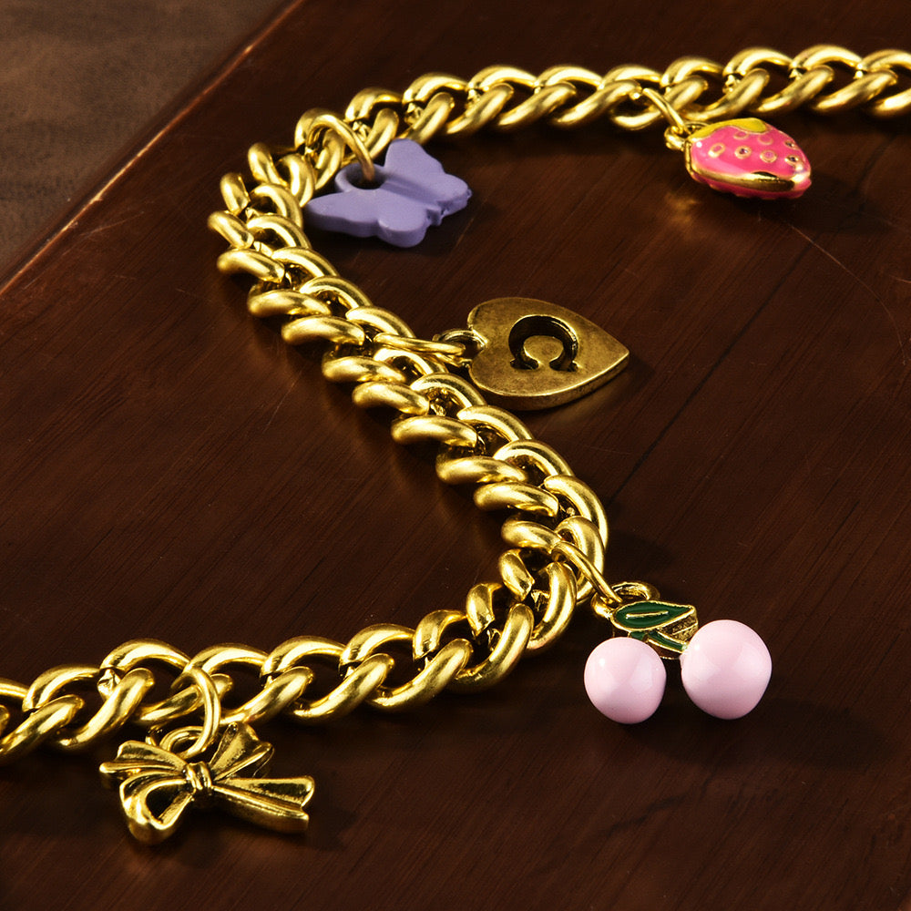 COACH Playful Charm bag chain