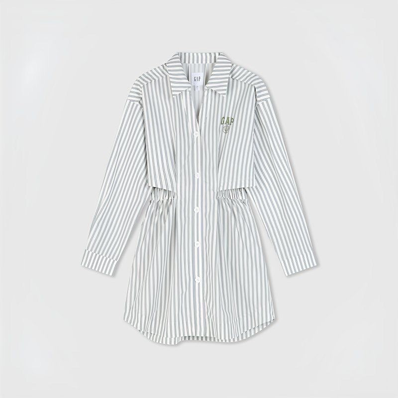 Gap Striped Shirtdress
