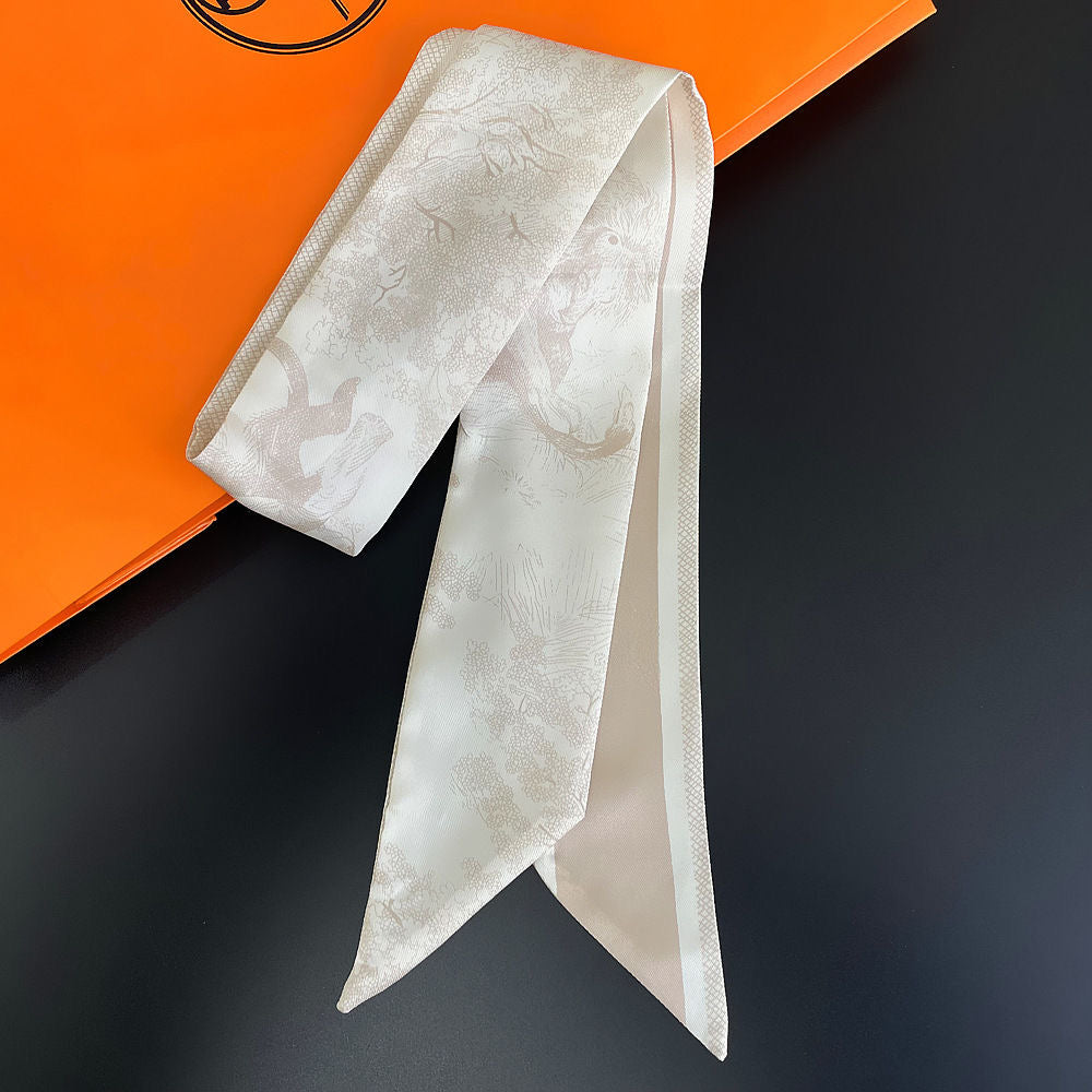 Dior Mitzah Toile De Jouy Silk Scarf