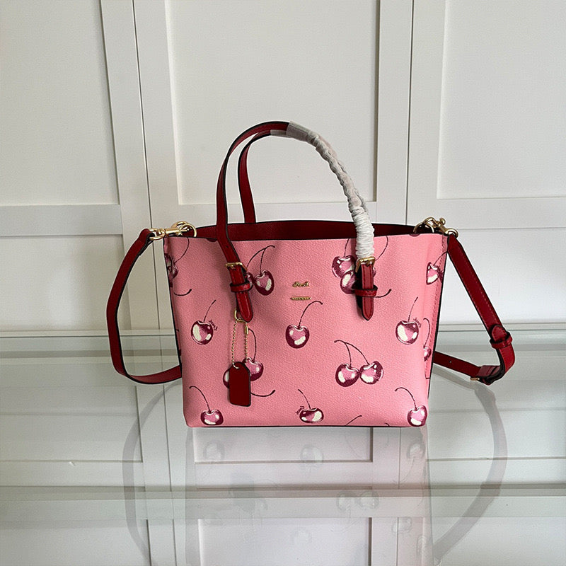 Coach Mollie Tote 25 in Cherry Print