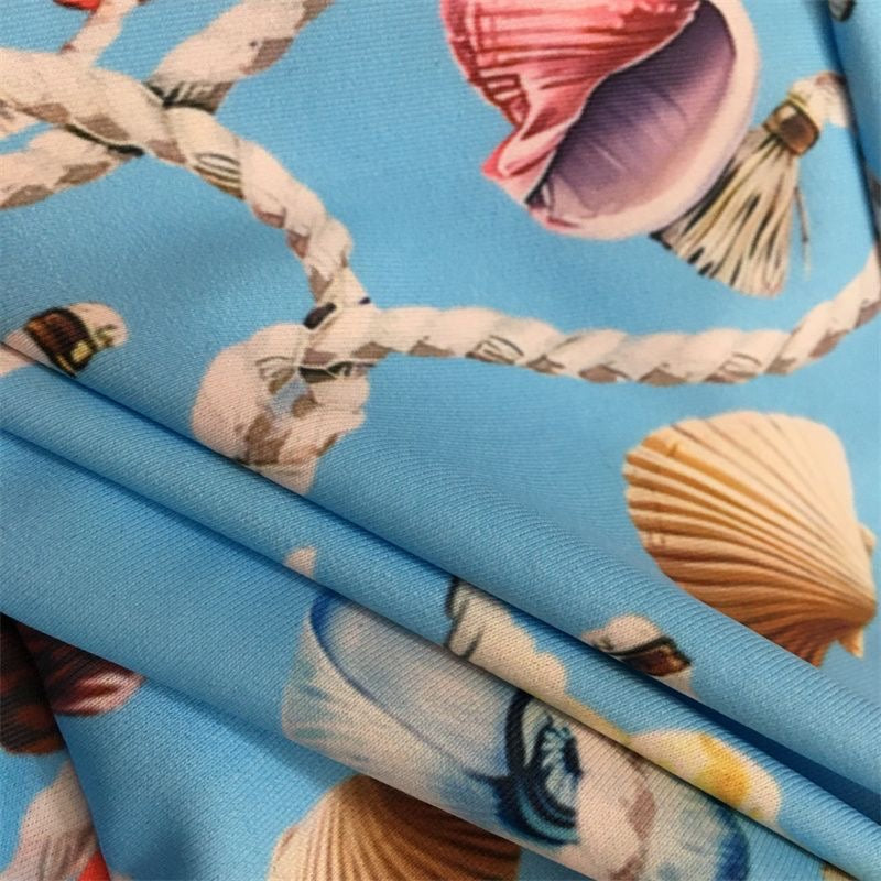 Dolce & Gabbana Shell Print Swimsuit