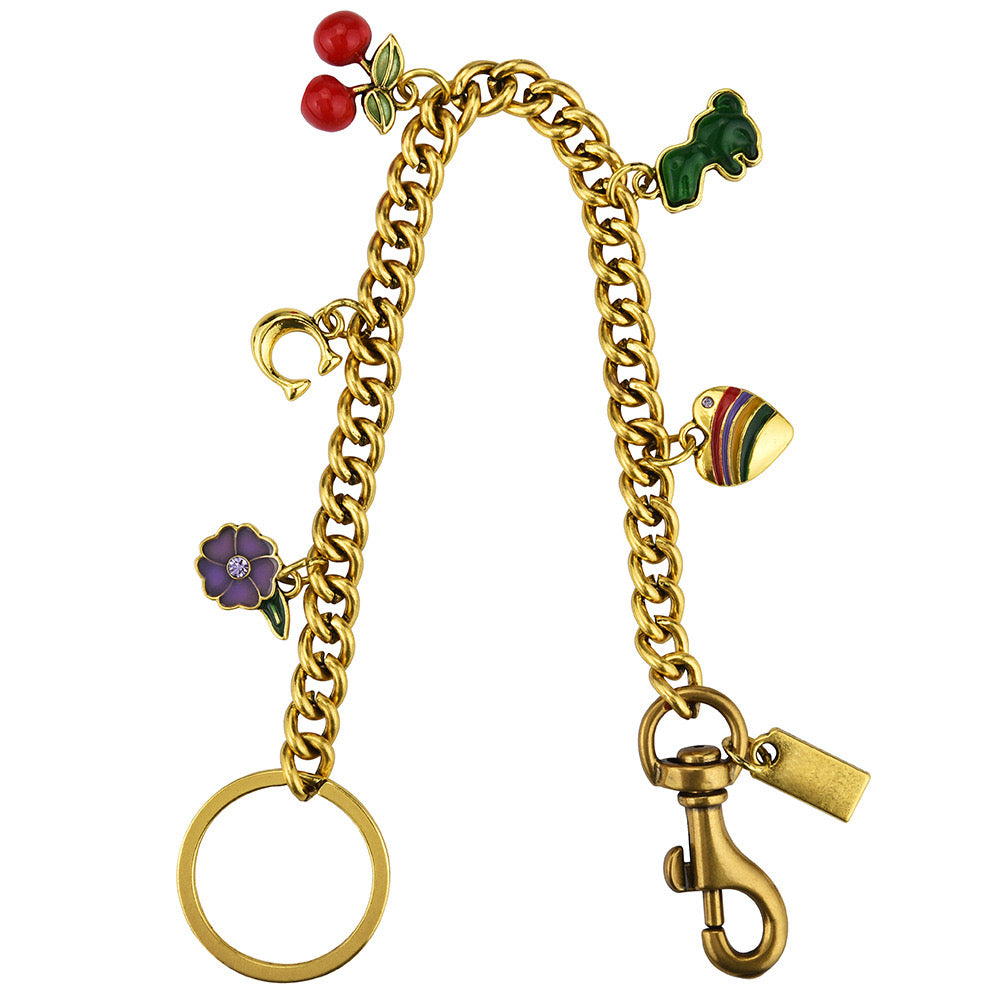 COACH Playful Charm bag chain