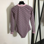 Versace Greca Medusa Long-Sleeve Swimsuit