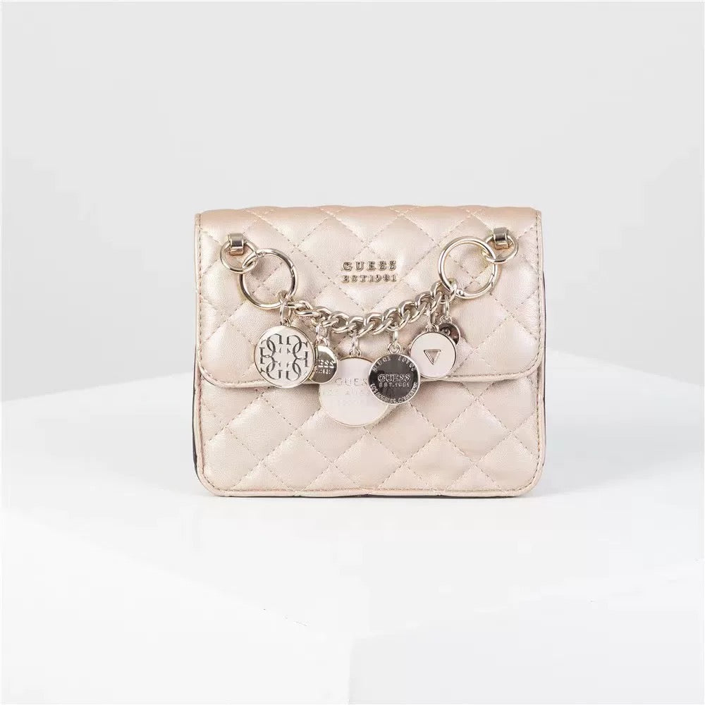Guess Quilted Mini Chain Bag