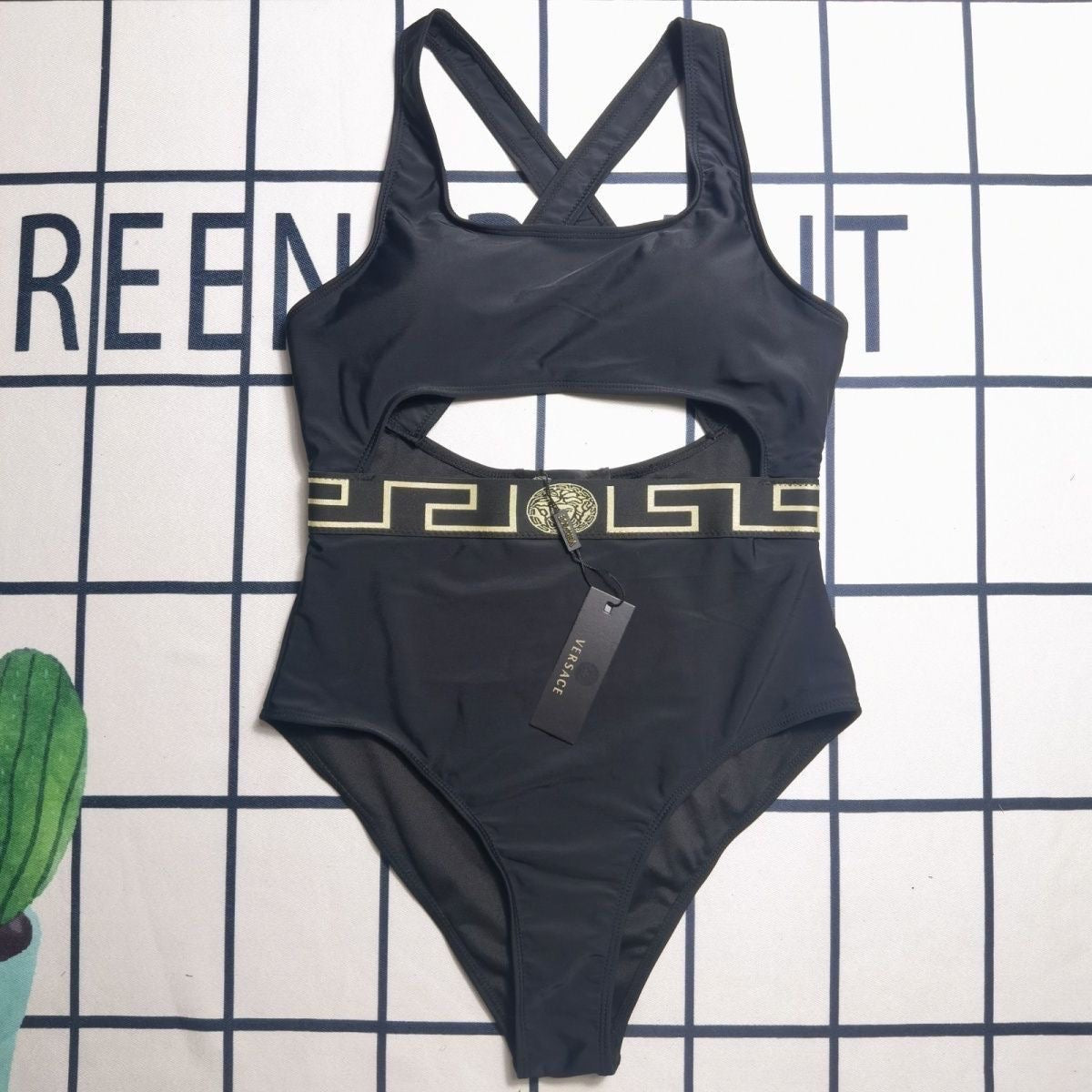 Versace Cutout Swimsuit