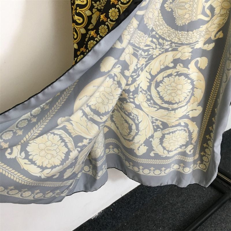 Versace Baroque Print Swimsuit and Sarong Set